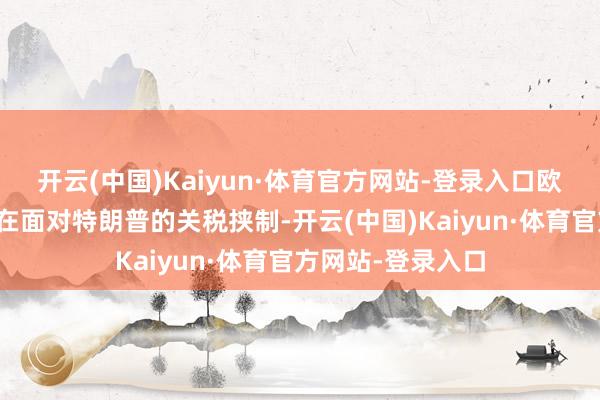 开云(中国)Kaiyun·体育官方网站-登录入口欧洲汽车制造商正在面对特朗普的关税挟制-开云(中国)Kaiyun·体育官方网站-登录入口